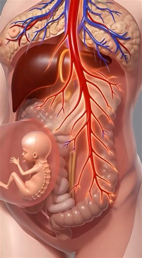 Inside Pregnancy 4 Weeks After Conception Medical Animation#shortvideo #shorts