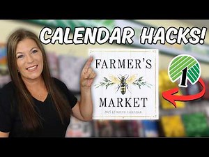 🔥GENIUS Ways To Turn Dollar Tree Calendars Into High End Decor!