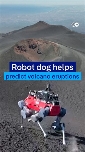 Robot dog helps predict volcano eruptions