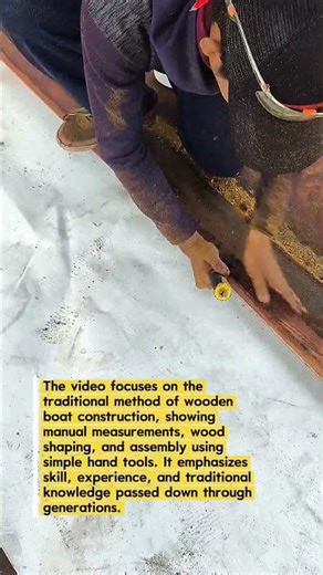 Traditional Wooden Boat Building Process | Handmade Boat Craftsmanship
