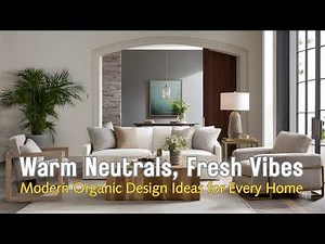 Modern Organic Living Room | Natural Textures Meet Modern Lines