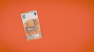 Counting euro paper money on the table - Free Stock Video