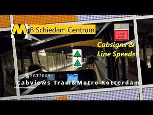 Hoekse Line| RET Metro Rotterdam| Cabsigns & Speeds explained| Line B Hoek van Holland to Schiedam