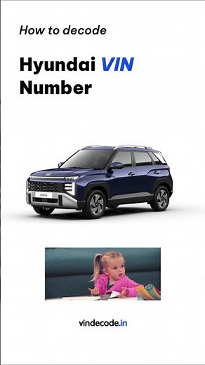 How to decode Hyundai VIN or Chassis number #chassisnumber #vinnumber #hyundai