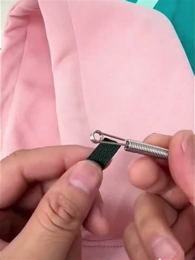 Bendable Spring Drawstring Threader Clip Pants Hoodies Elastic Band Lac