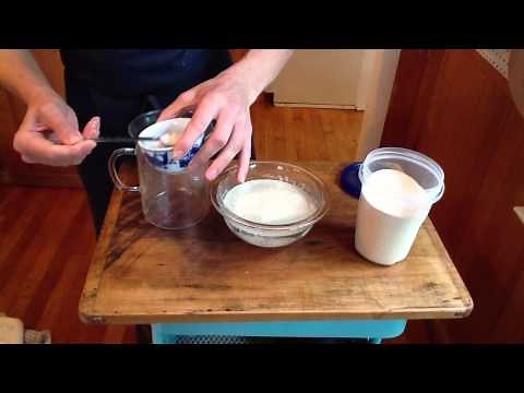 Blooming the Active Dry Yeast