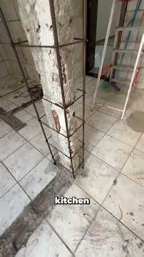 How to Build a Kitchen Island Around a Support Column 😯