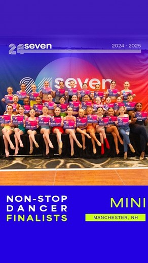 Congratulations to our Manchester Mini NON-STOP Dancer Finalists! ⚡️💙 : #24sevendance #24sevenmanchester #danceone #danceconvention | 24 Seven Dance Convention