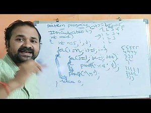 PATTERN PROGRAMS 4 in Telugu || PYRAMID PROGRAMS 4 || STAR PROGRAMS 4 || C programming in Telugu