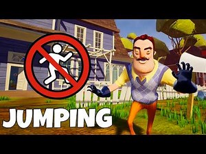 Completing Hello Neighbor without Jumping