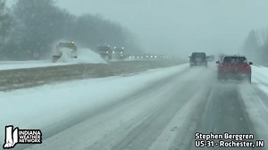 INDOT crews are working hard to keep up with the falling snow this afternoon. Regardless, plan on slick roads through the day and give yourself plenty of extra time to get to your destinations - that is if must travel at all. | Indiana Weather Network