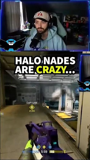 HALO NADES ARE ALWAYS OUT TO GET YOU... #shorts #haloinfinite