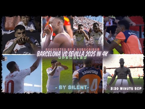 Barcelona Vs Sevilla (5/10/2025) | La Liga | In 4K Upscaled