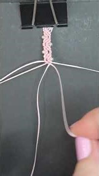 Quick DIY: Meditative Pink Beaded Wave Bracelet #diy #wavebracelet #bracelet #beadedbracelet