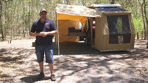 How good does Track Trailer's Tvan MK4 Tanami look on Bribie Island for Camper Trailer of the Year? Stay tuned for the full video and review to see how the MK 4 Tanami shaped up. | Camper Australia
