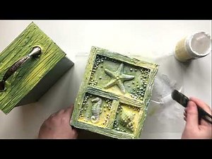 DIY Handmade Box from paper and cardboard | Cardboard idea | Сardboard box in a marine style
