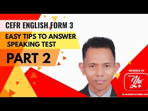 Easy Tips to Answer PT3 Speaking Test (Part 2) (Sample Question 1)