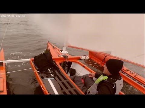 Small homemade Trimaran