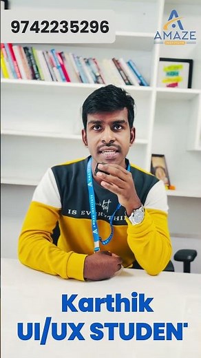 Karthik UI UX Designer Review | ui ux design course in tamil Call: 9742235296