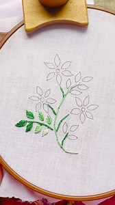 Fishbone stitch💚 #handstitch #handembroidery #stitch #handmade #creative #trending #trendingnow #diy #crafts #fashion #womenfashionstyle #handcrafted #design #clothing #womenclothing #handcraftwithlove #flowers #followme #everyonehighlightsfollowers #highlightseveryone #highlights #reelschallenge #reelsviralシ #reelsvideoシ #reelsfypシ #fbreelsfypシ゚ #exploremore #everyoneactive #explorepage | Bithi’s Needle Work