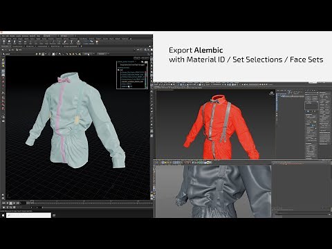 Houdini | Export alembic with Material ID/Set Selections/Face Sets