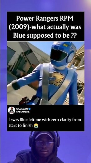 Power Rangers RPM(2009)-what actually was Blue supposed to be
