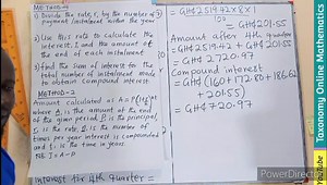 2.4K views · 110 reactions | Compound Interest Calculations, Ep. 7: How to Calculate Compound Interest for Installment Payments #highlightsシ゚ #followers #taxonomyonlinemathematics #SPSCAmbassador #21stdigiskillz #percentages #compoundinterest | Taxonomy online mathematics | Facebook