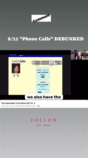 8K views · 149 reactions | The “Phone Calls” made “from the planes” were every bit as orchestrated and staged by 3 letter agencies as the rest of the nonsense narrative we were fed by the news on that day and the days that followed. This is an excerpt from my podcast “The Impossible Truth about 9/11” and it contains clips from the incredible documentary “The New Pearl Harbor.” | Far Out With Faust | Facebook