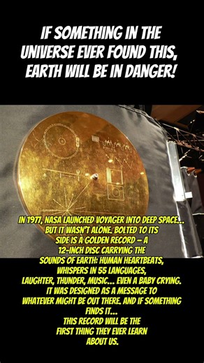 NASA Sent This Into Deep Space… For Aliens #space #science #facts #viral #shorts #usa