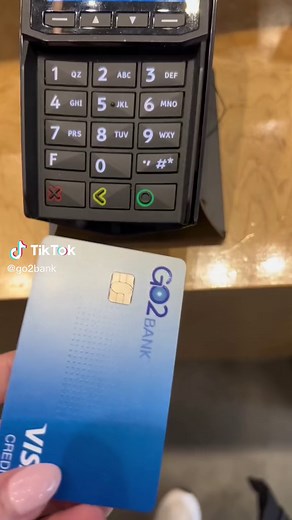 Raising my credit score is easy with my GO2bank™Secured Visa®Credit Card #GO2bank #fintok #mobilemoney #moneytok
