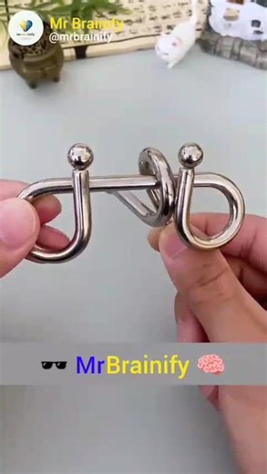 Only Smart Minds Remove This Iron Ring 🧠🔥– Mr Brainify #puzzle #MrBrainify