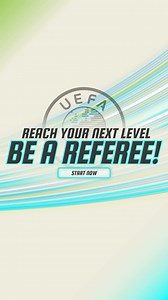 234K views · 840 reactions | ⚽️ Step into the game and shape the future of European football.  #BeAReferee | UEFA | Facebook