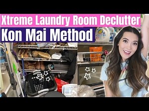 LAUNDRY ROOM DECLUTTER & ORGANIZE | Decluttering Years of Hoarding | Mai Zimmy Decluttering
