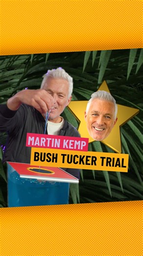 Operation Jungle Boogie, part two. 👀 Martin Kemp is off to Oz and we got him ready to head into the #ImACeleb camp, and of course it included a classic childhood favourite, blue slime… 😂 #IAC | Greatest Hits Radio