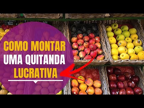 Como Montar Uma Quitanda Pequena! Como Abrir Uma Quitanda de Frutas e Verduras!