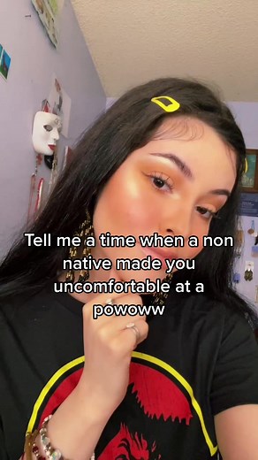 Duet/stitch! #tellmeatimewhen #storytime #awkward #powwow #fyp #nativetiktok #uncomfortablesituation #indigenoustiktok #foryoupage #tellmeaboutatime