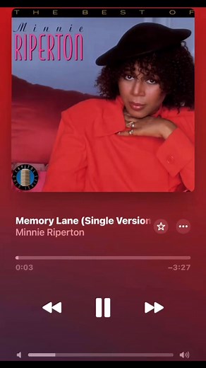 Late Night Music Flow Minnie Riperton “Memory Lane “🗣️🔥🙌🏽❤️💕 #minnieripperton #memorylane | Seanna Oglesby