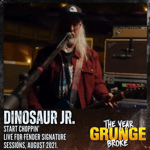 20K views · 631 reactions | DINOSAUR JR. - Start Choppin' - Live for Fender Signature Sessions, August 2021. | The YEAR Grunge BROKE | Facebook