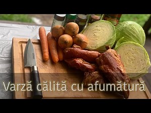 Reteta Varza calita cu afumatura la ceaun,foc de lemne.#VarzaCalita #BucatariaGurmanzilor #Afumatura