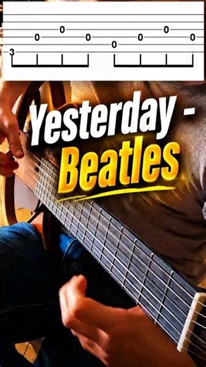 Yesterday – Beatles | Guitar Tabs Tutorial #guitartabs #beatles #acousticguitar #yesterday
