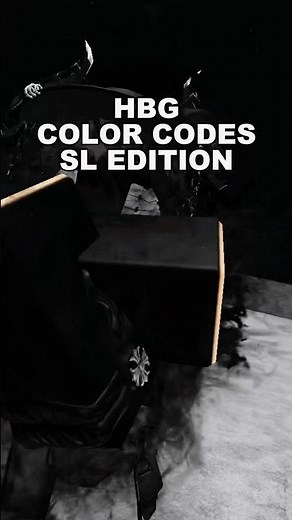 HEROES BATTLEGROUNDS COLOR CODES! SOLO LEVELING EDITION #heroesbattlegrounds #hbg #roblox #shorts