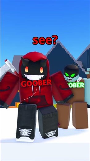 bro fell off... 😂💀 #roblox #shorts #xdemon #goobers