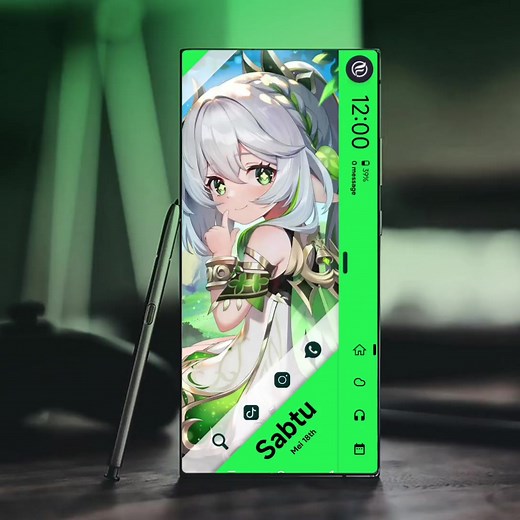 Tutorial Simple Dari Pemula: Klwp Theme Anime dan Wallpaper Aesthetic