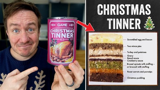 Whole Christmas dinner in a can!