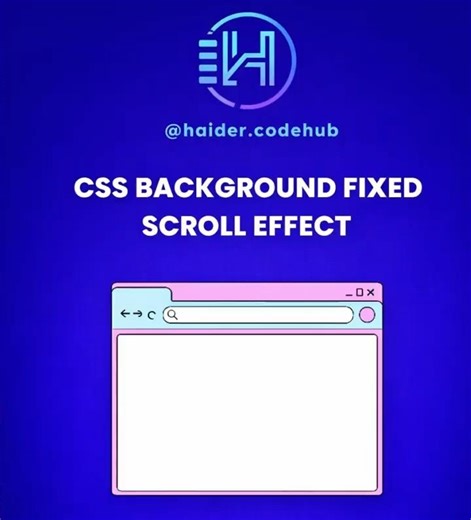 Background Fixed Scroll Effect pure CSS -no JavaScript needed 🎓🧑‍💻