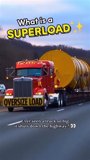 A superload (also called an oversize/overweight super load) is a shipment that exceeds standard legal limits so much that it requires special permits, routing, and often escorts because of its size or weight. 🚛 What makes a load a superload? While exact limits vary by state, a load is usually considered a superload when it exceeds typical oversize limits, such as: • Weight: Over 120,000–150,000 lbs gross (many states use ~120,000 lbs as the trigger) • Width: Over 16 feet • Height: Over 16–18 fe
