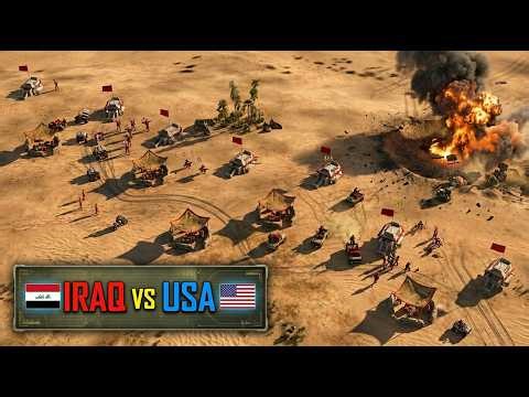 Iraq vs USA - Command & Conquer Generals Zero Hour MOD