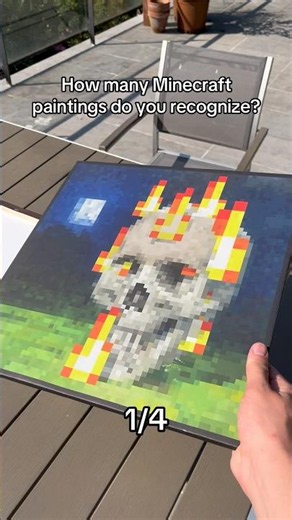 How many Minecraft paintings do you know? 😲🖼️