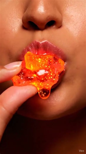 EP51 | Surreal Eating ASMR | Woman Slowly savoring Lava Candy