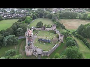 Caldicot Castle | Exploring Monmouthshire's Historic Gem from Above!